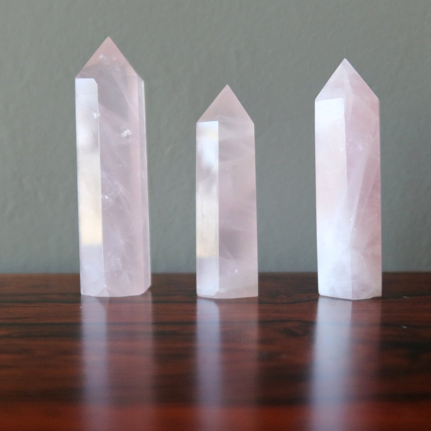 Rose Quartz Tower Wand Wounded Warrior