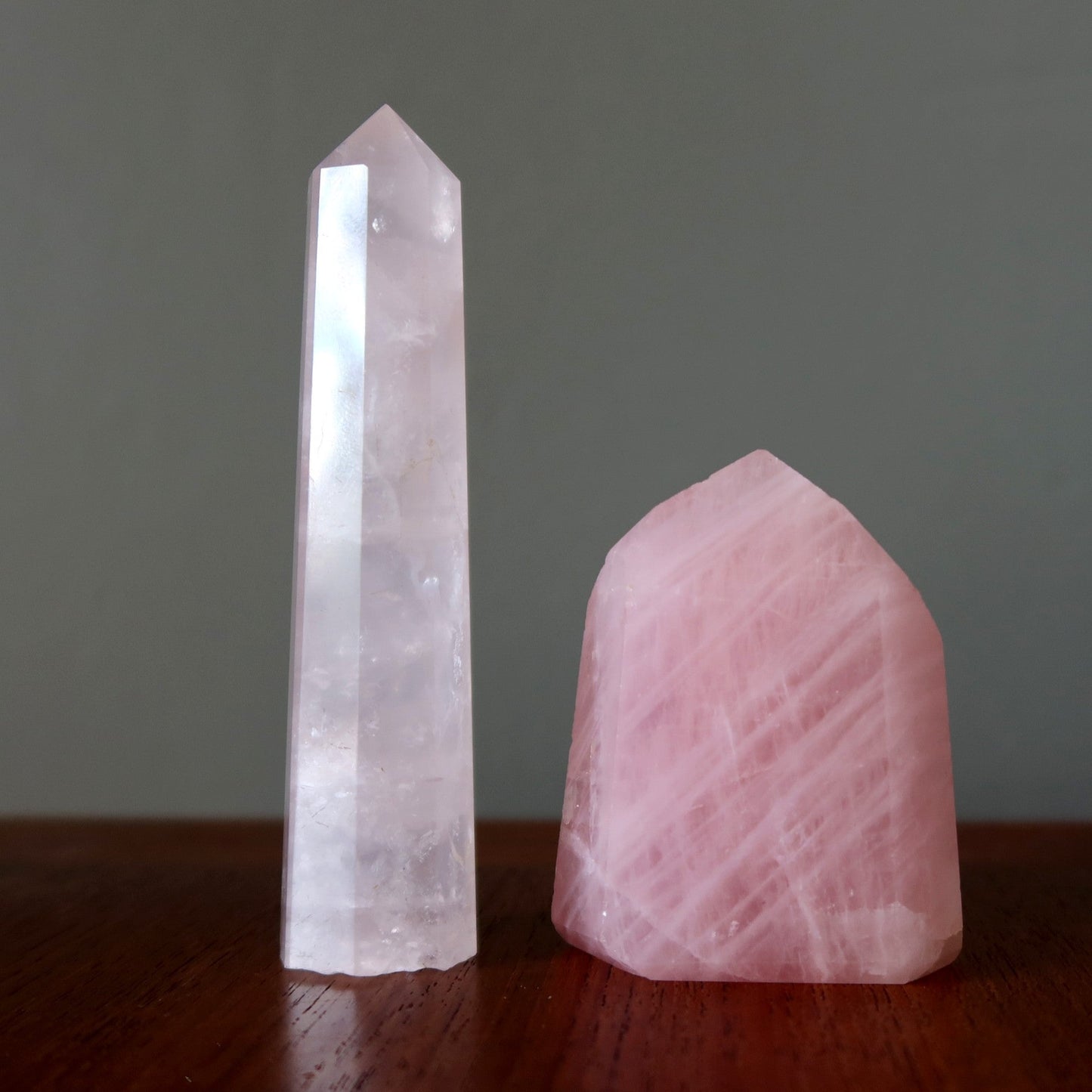 Rose Quartz Tower Wand Wounded Warrior