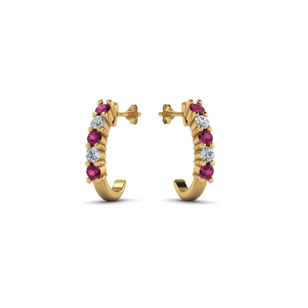 Half Huggie Hoop Earring