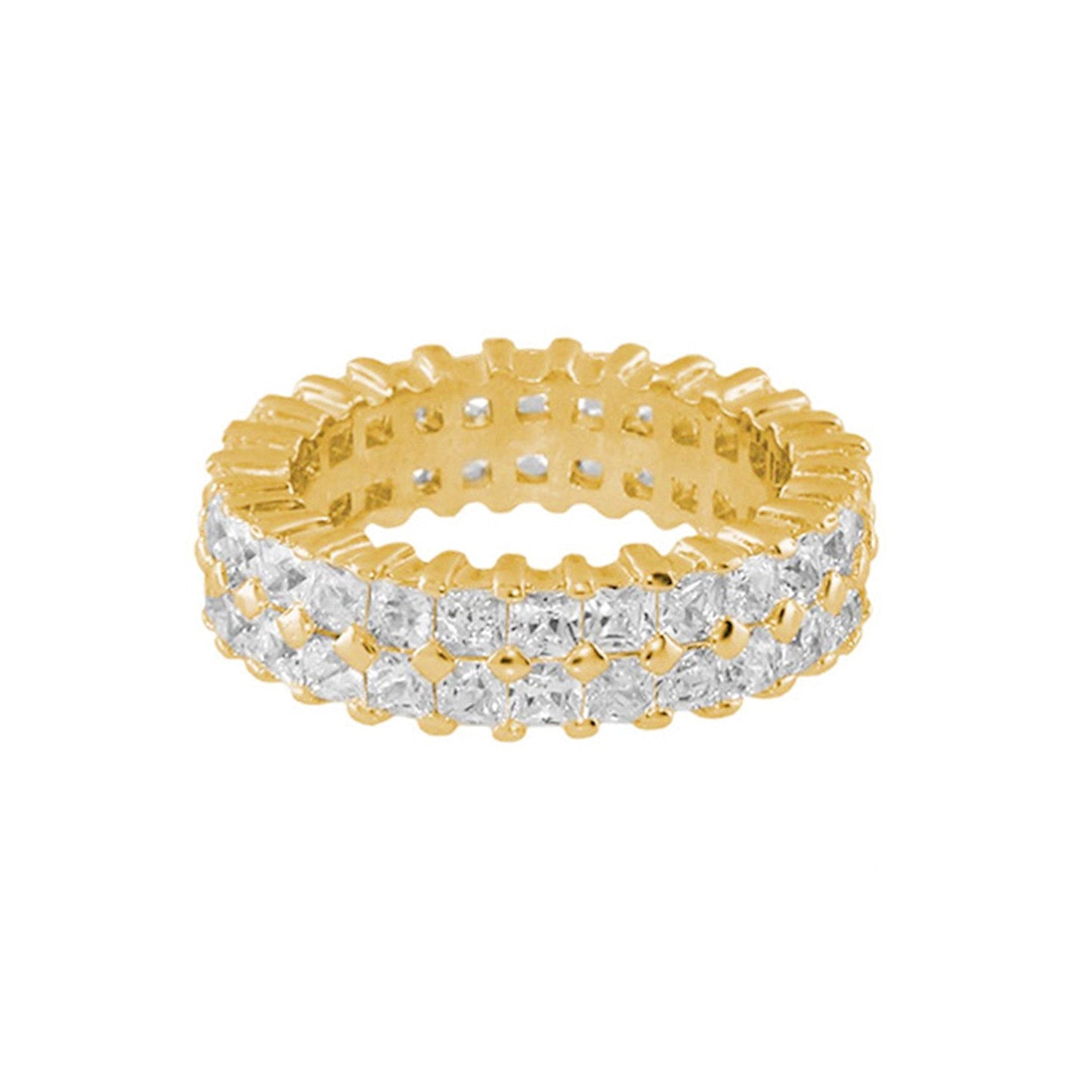 925 Double Row Eternity Band