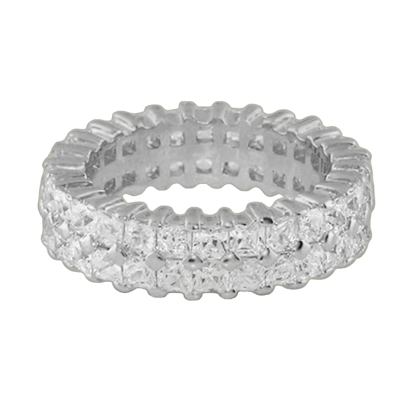 925 Double Row Eternity Band