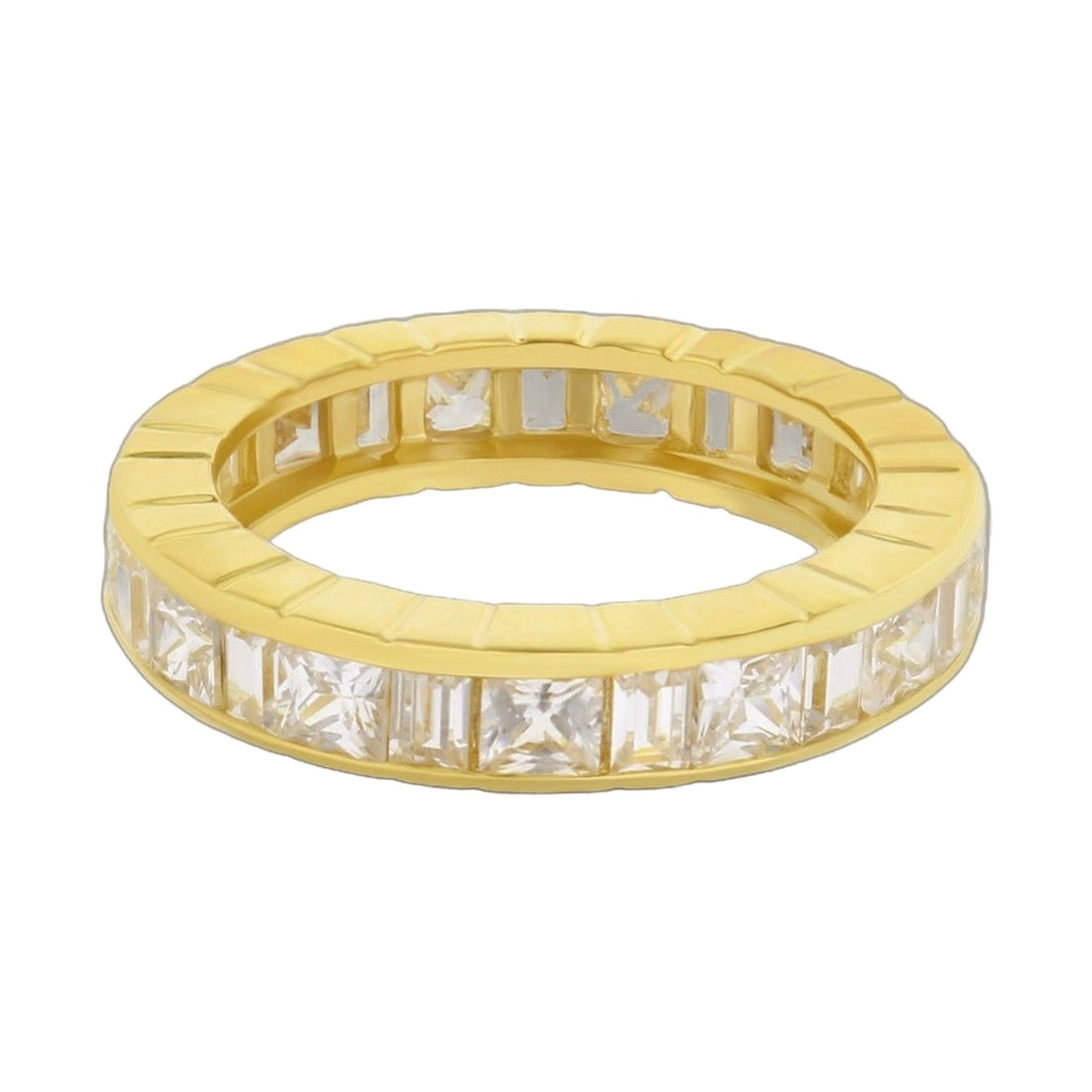 925 Princess Cut Eternity Band
