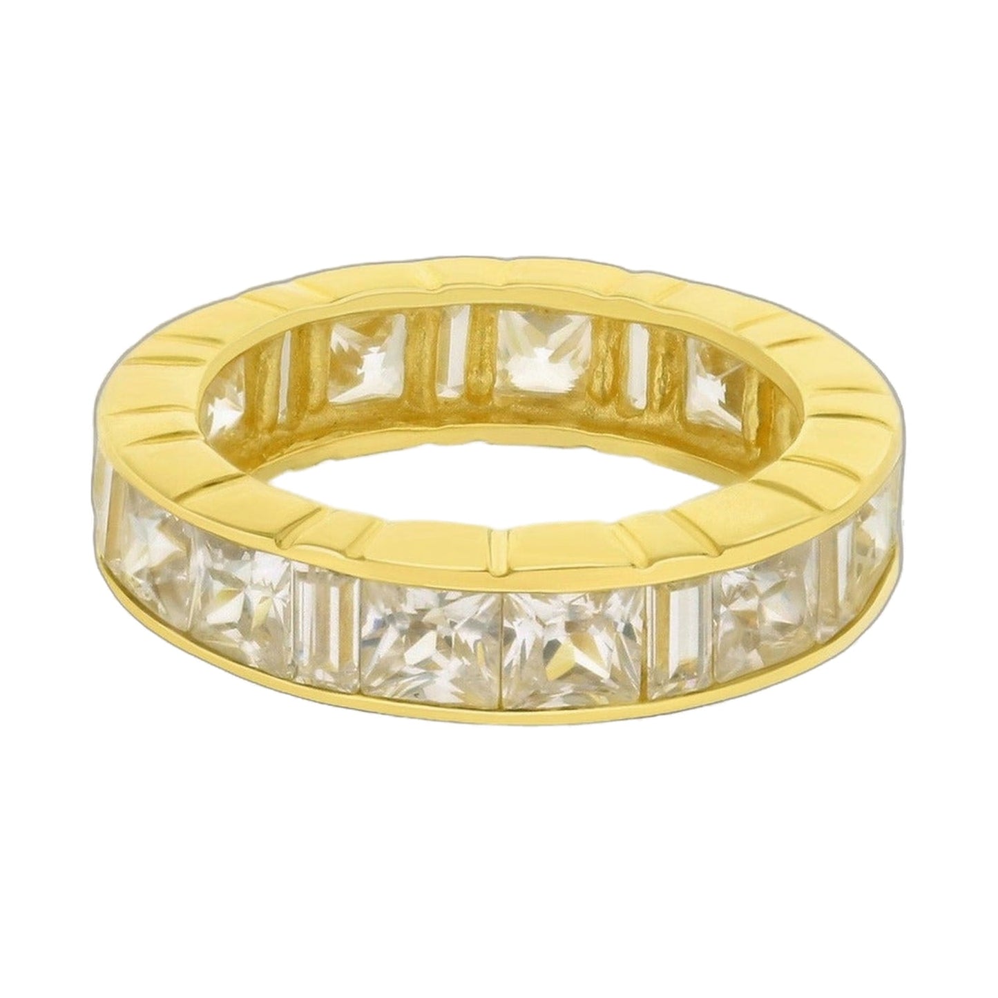 925 Princess Cut Eternity Band
