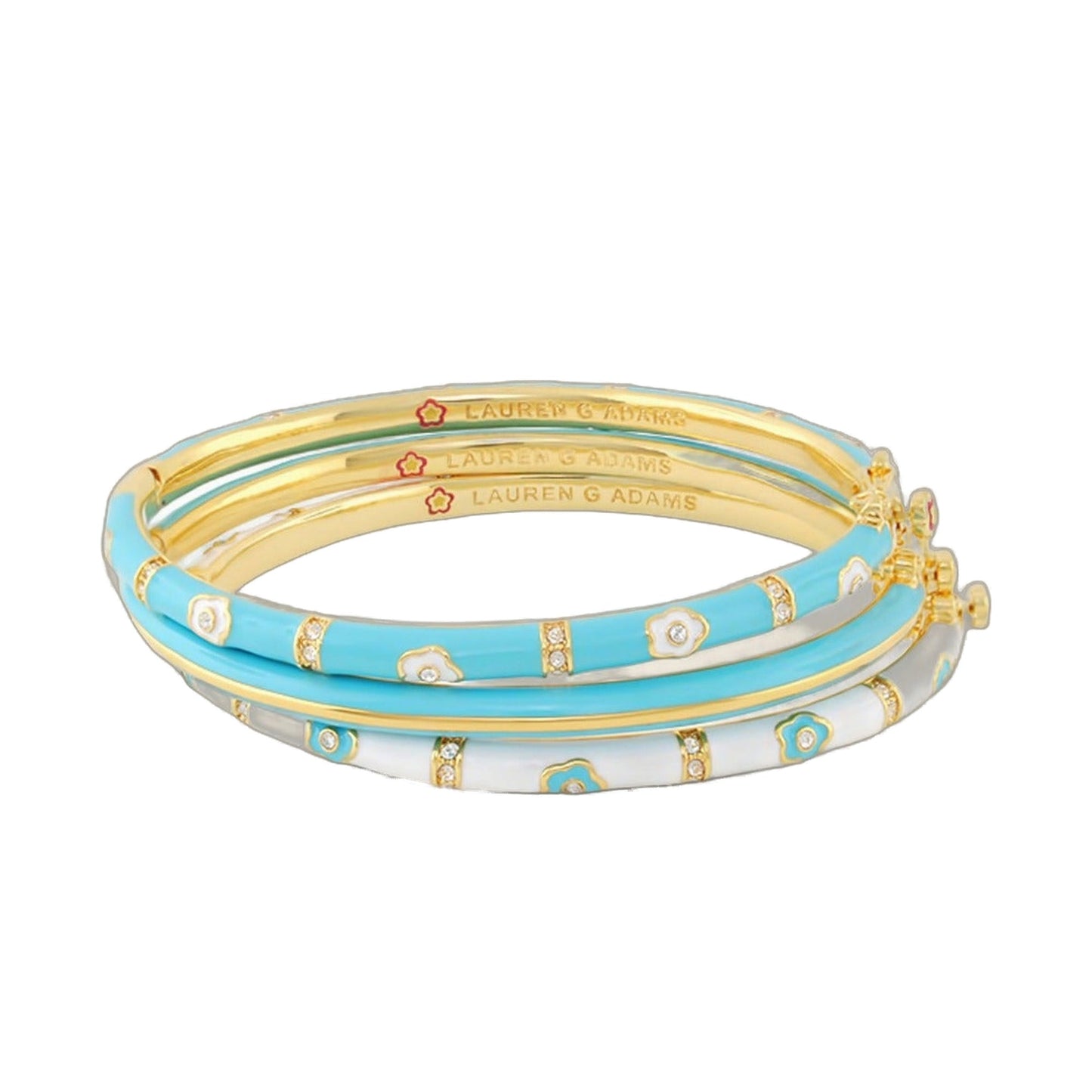 Daisy Love Set of 3 Bangles