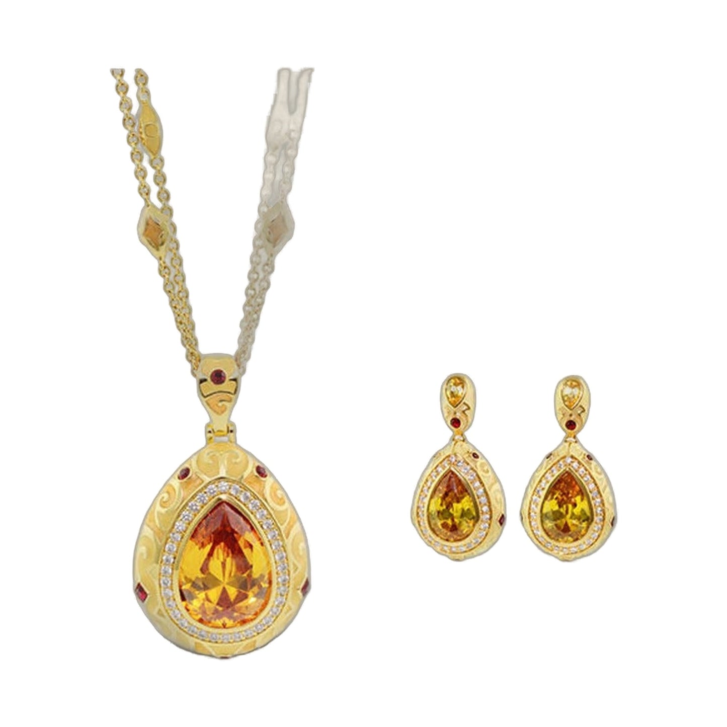 Elegant Drops Necklace Set