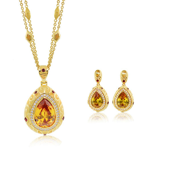 Elegant Drops Necklace Set