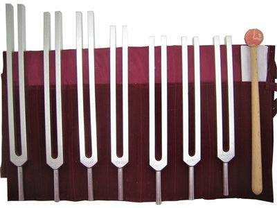 Seven Chakra Tuning Fork Set