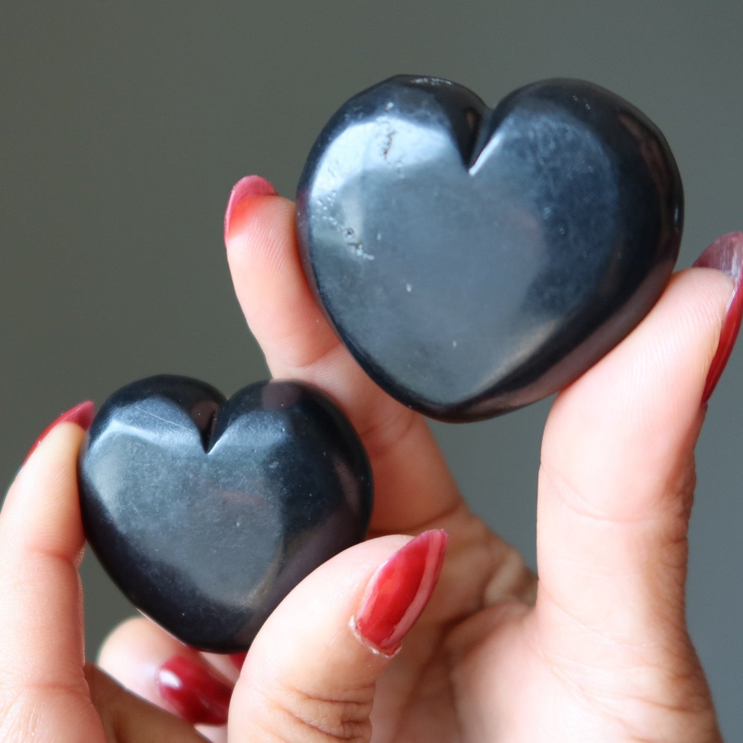 Shungite Heart of Stone Love Protection Crystal