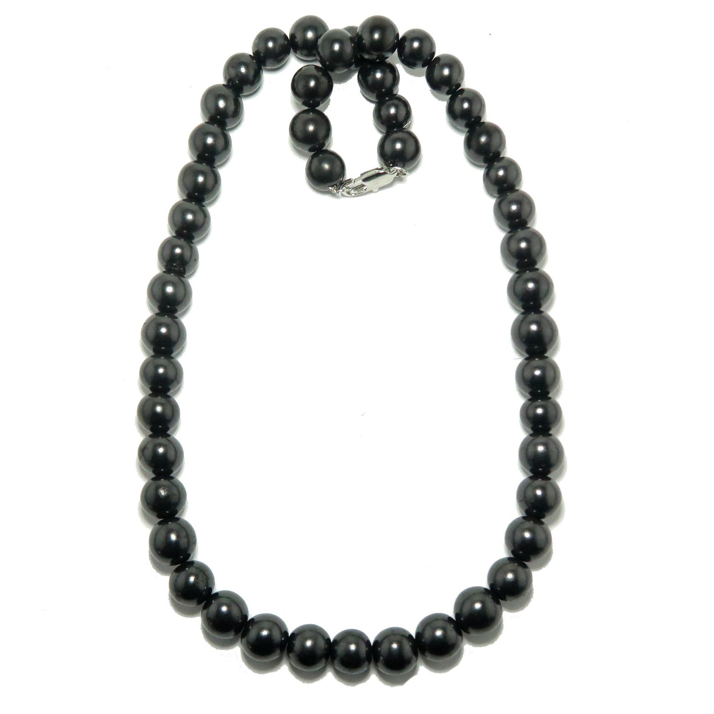 Shungite Necklace Beaded Shield of Protection Stones