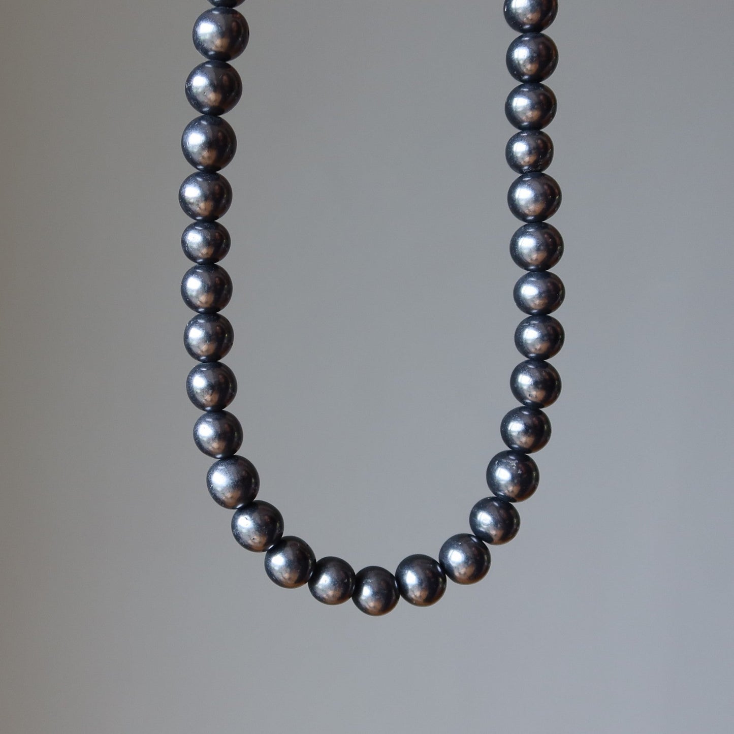Shungite Necklace Beaded Shield of Protection Stones