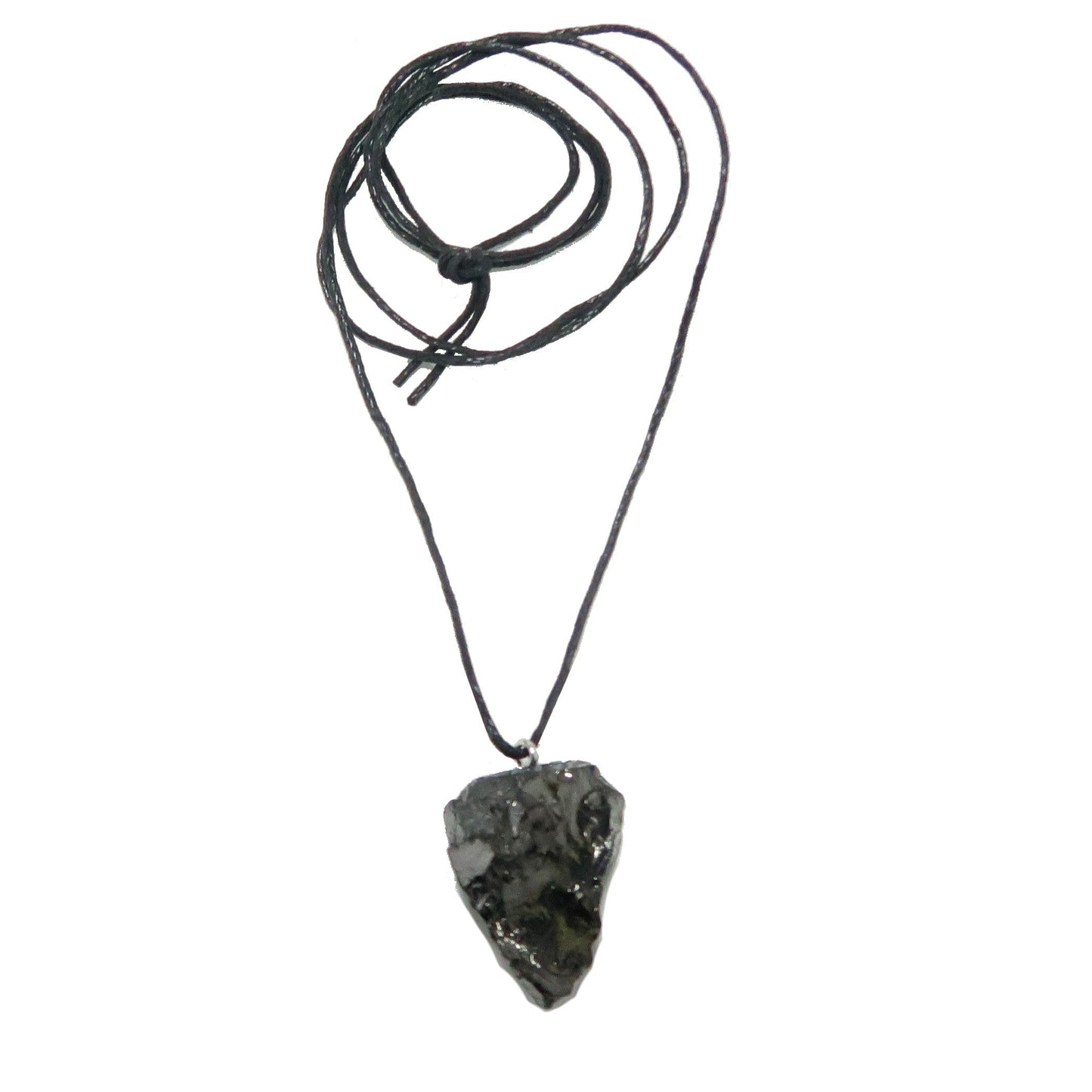 Shungite Necklace Noble Elite Rough Crystal Protector