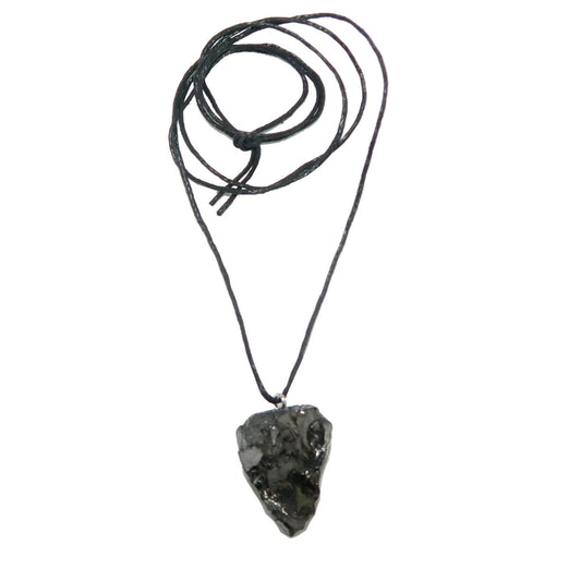 Shungite Necklace Noble Elite Rough Crystal Protector