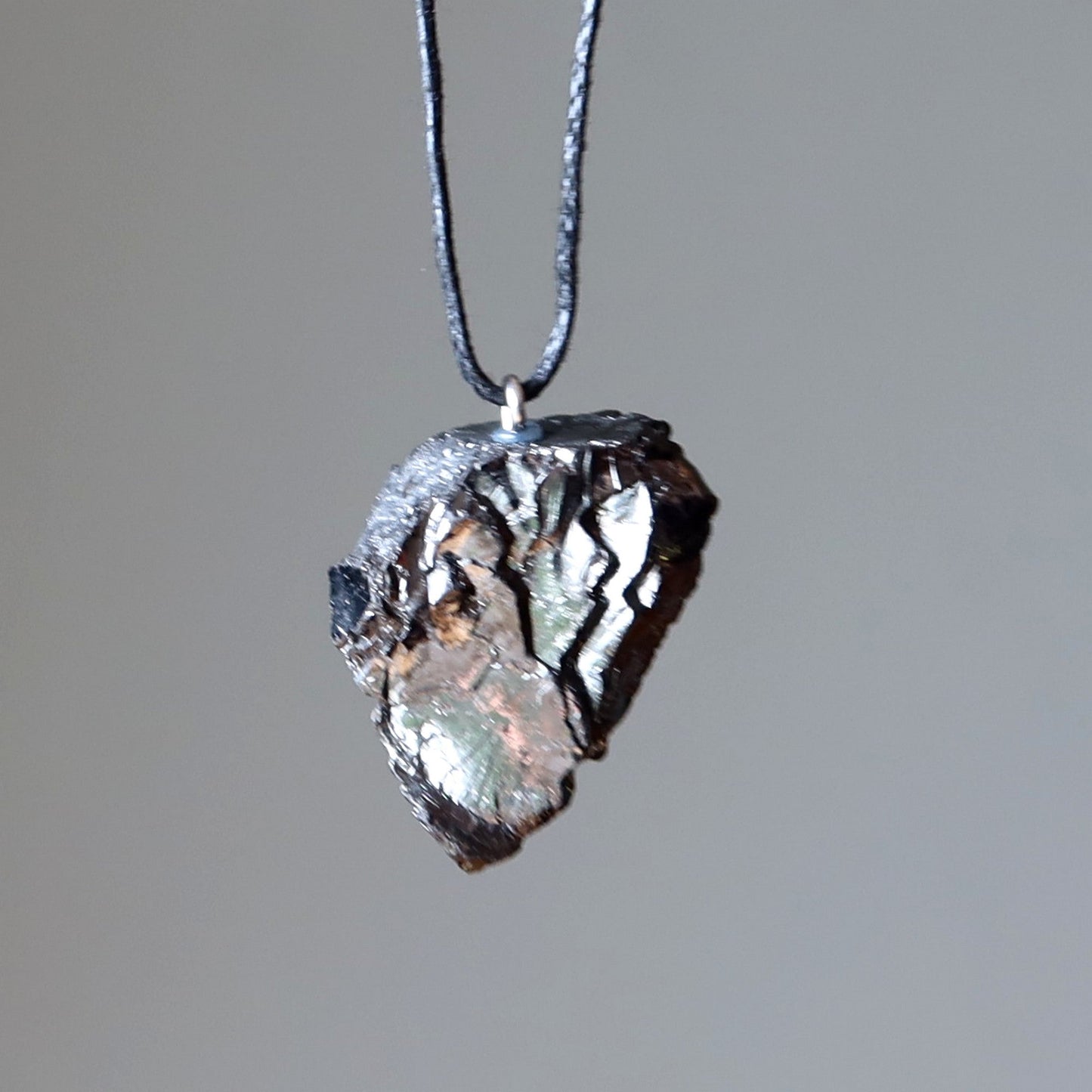 Shungite Necklace Noble Elite Rough Crystal Protector