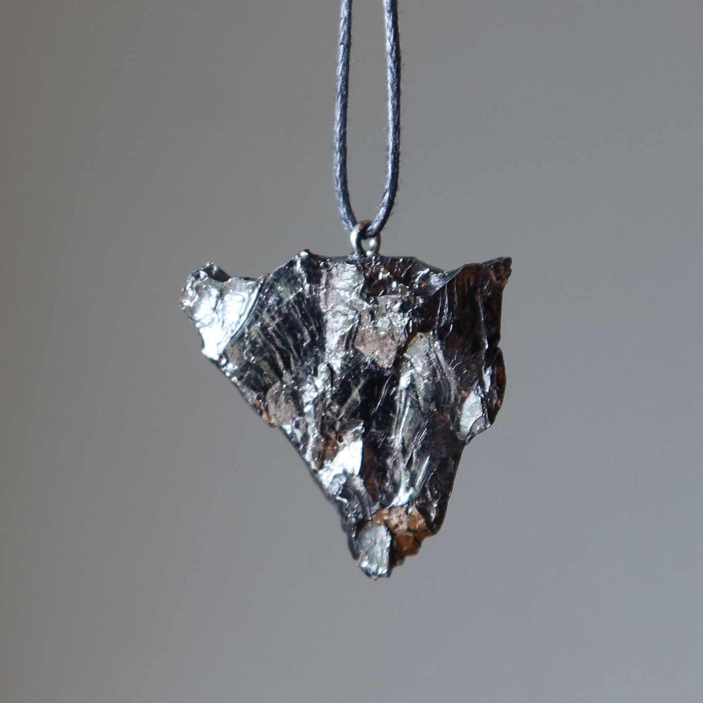 Shungite Necklace Noble Elite Rough Crystal Protector