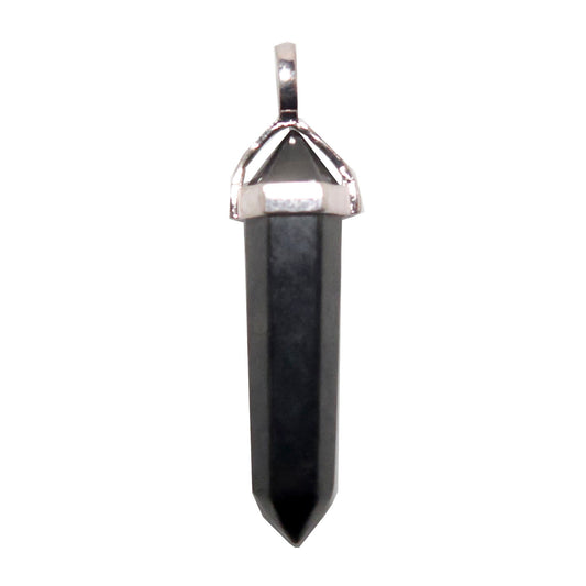 Shungite Pendant Point My Personal Guardian Silver