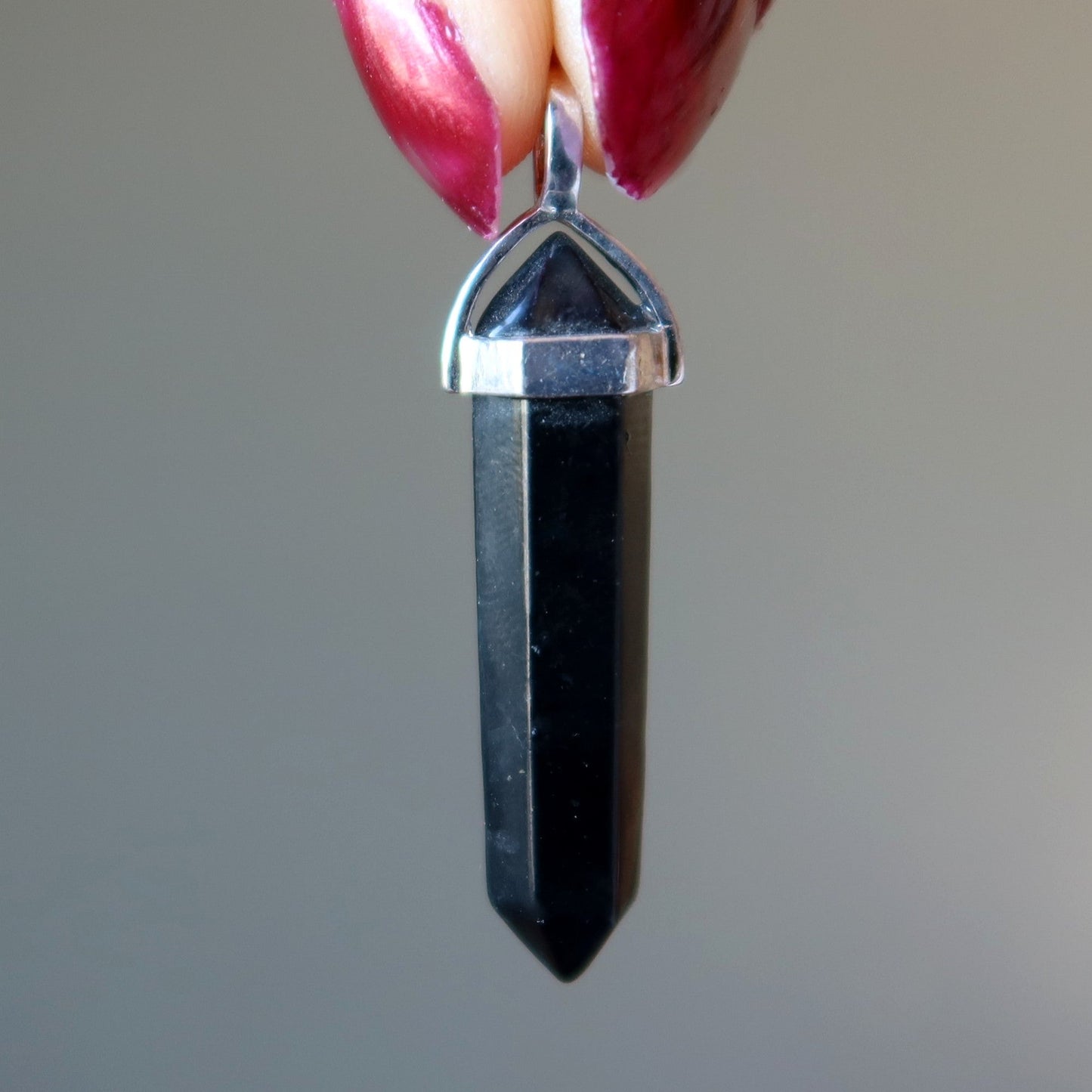 Shungite Pendant Point My Personal Guardian Silver