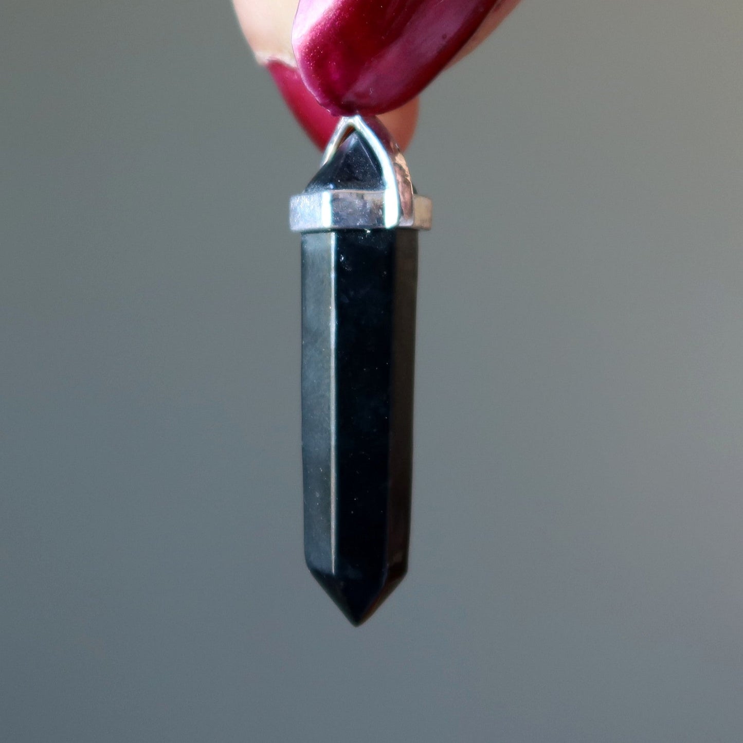 Shungite Pendant Point My Personal Guardian Silver