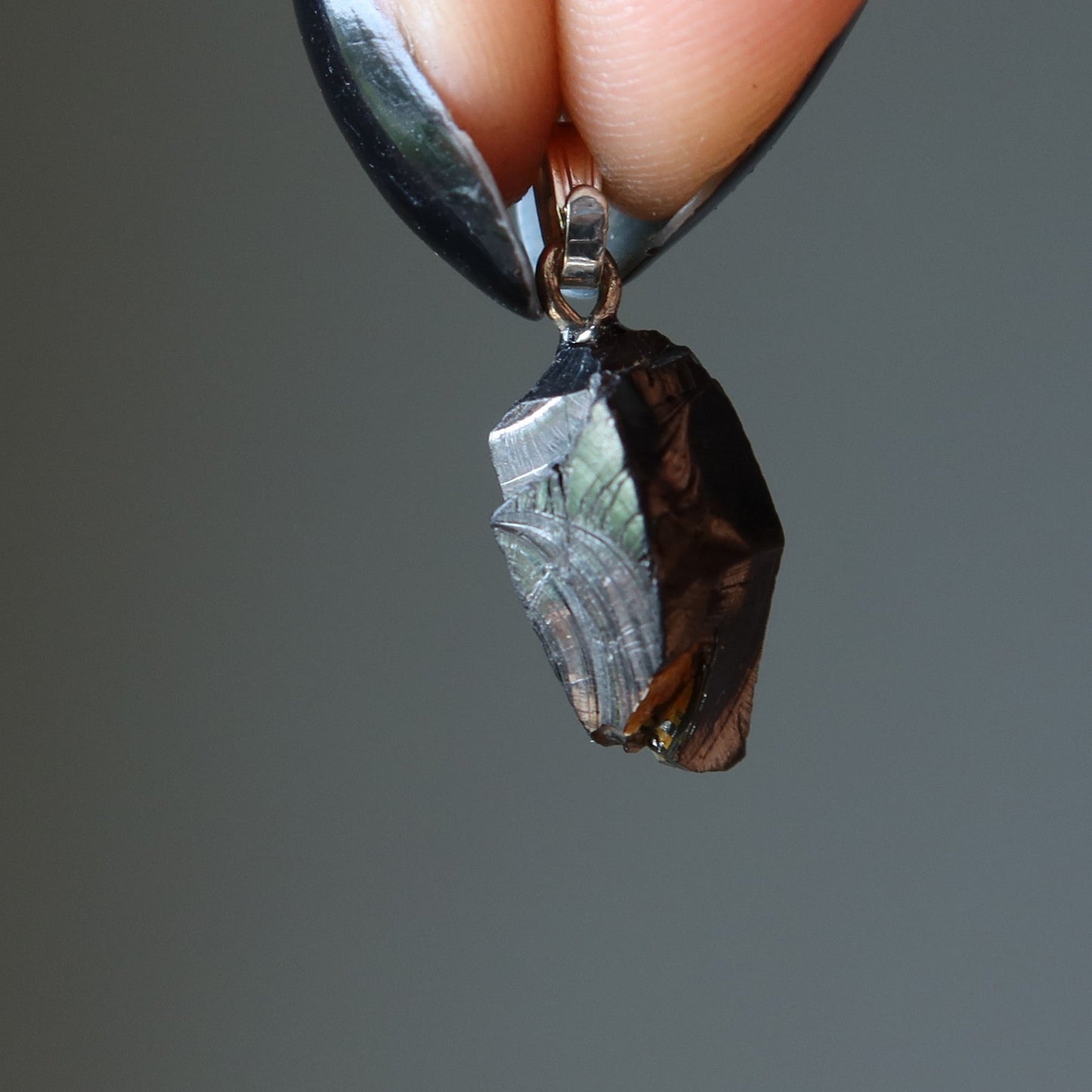 Shungite Pendant Shiny Noble Elite Stone