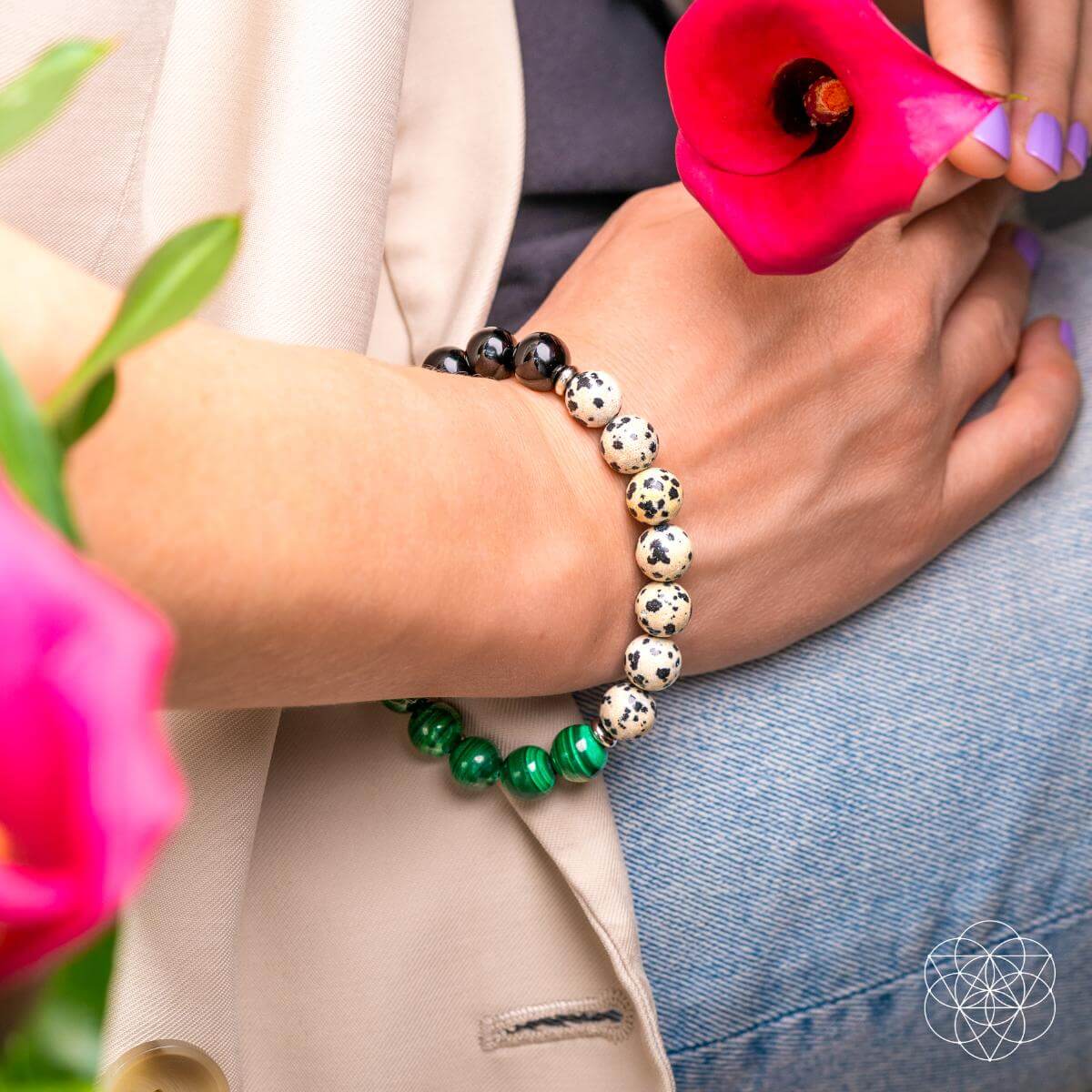 Soul Reset: Dalmatian Jasper Bracelet of Healing