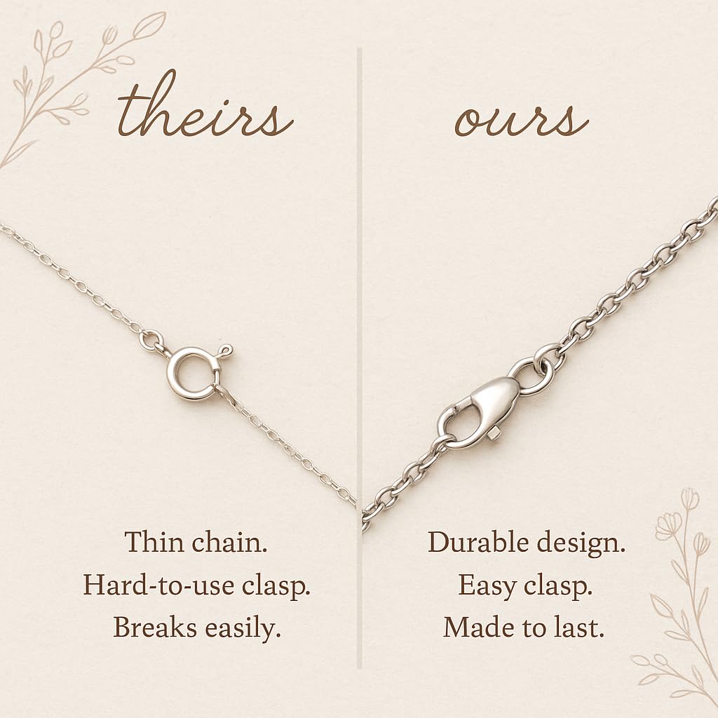 Dainty Iolite Briolette Necklace – Wire Wrapped Gemstone – Sterling Silver – Minimal Everyday Jewelry
