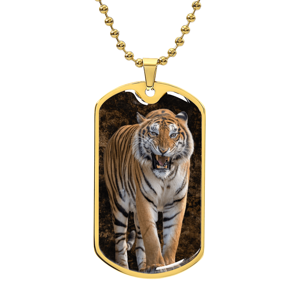 Threatening Tiger Necklace