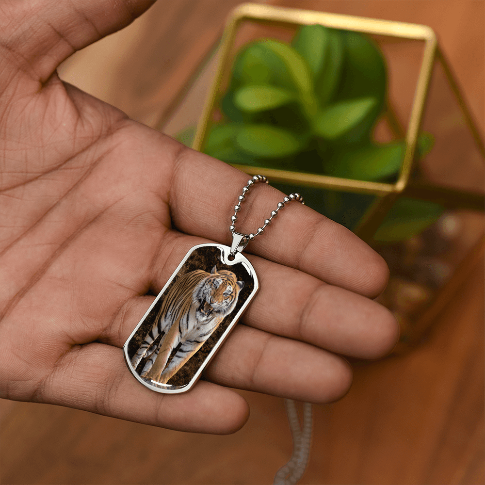 Threatening Tiger Necklace