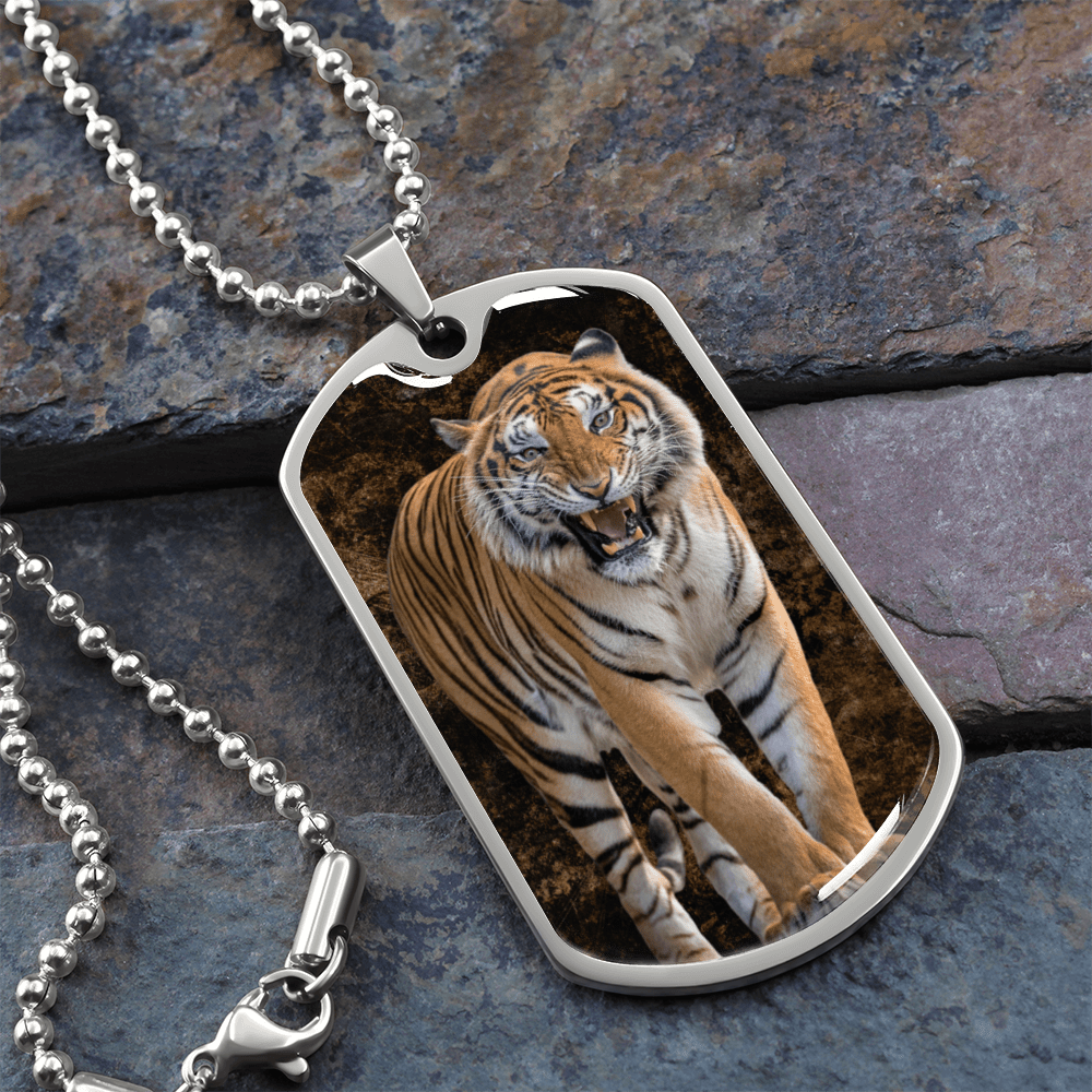 Threatening Tiger Necklace