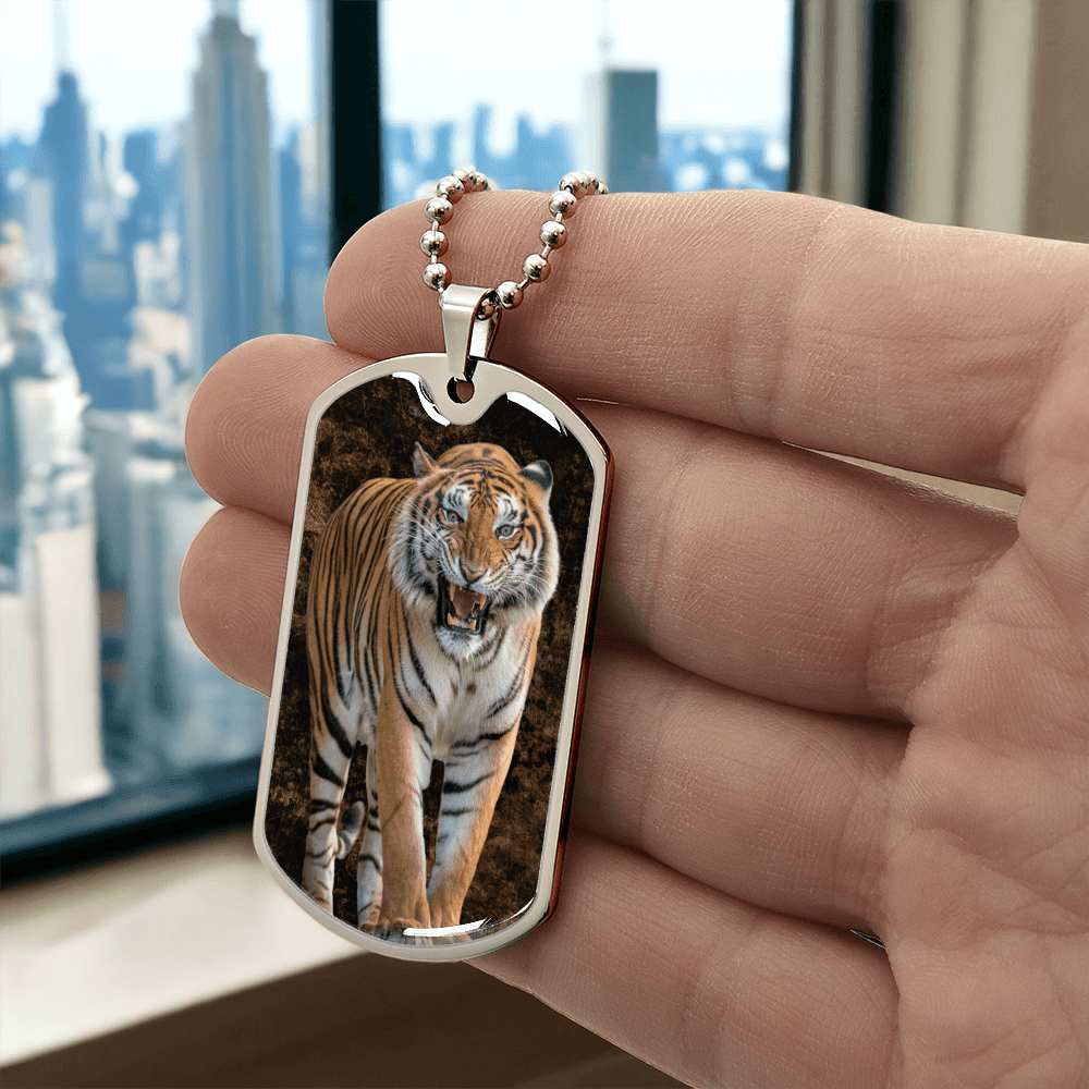 Threatening Tiger Necklace