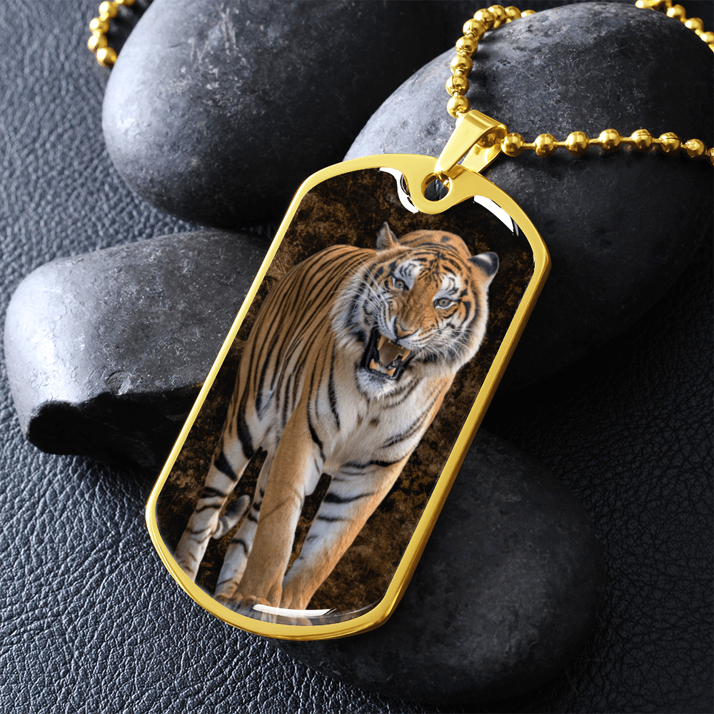 Threatening Tiger Necklace