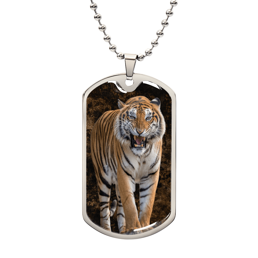 Threatening Tiger Necklace