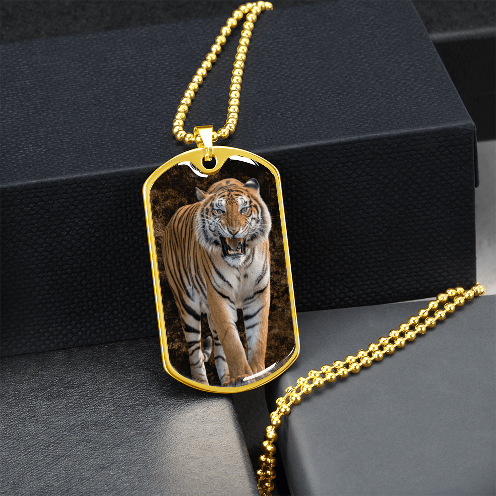 Threatening Tiger Necklace