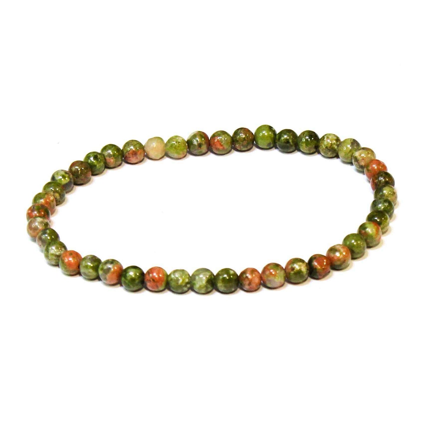 Unakite Bracelet 4mm