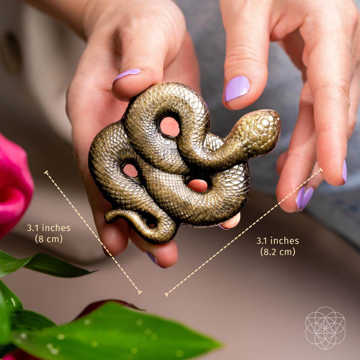 Unbroken: The Gold Obsidian Serpent Totem