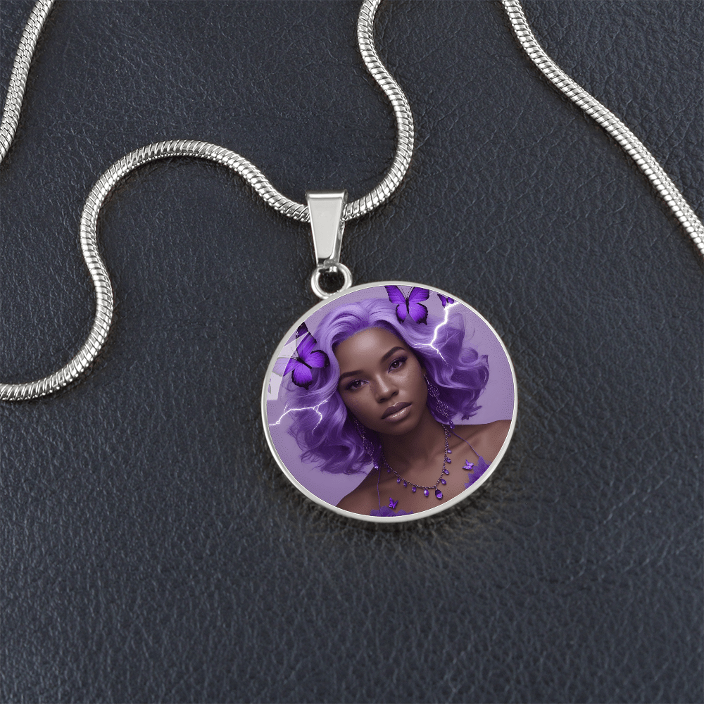 Warrior Strong Woman Pendant Necklace