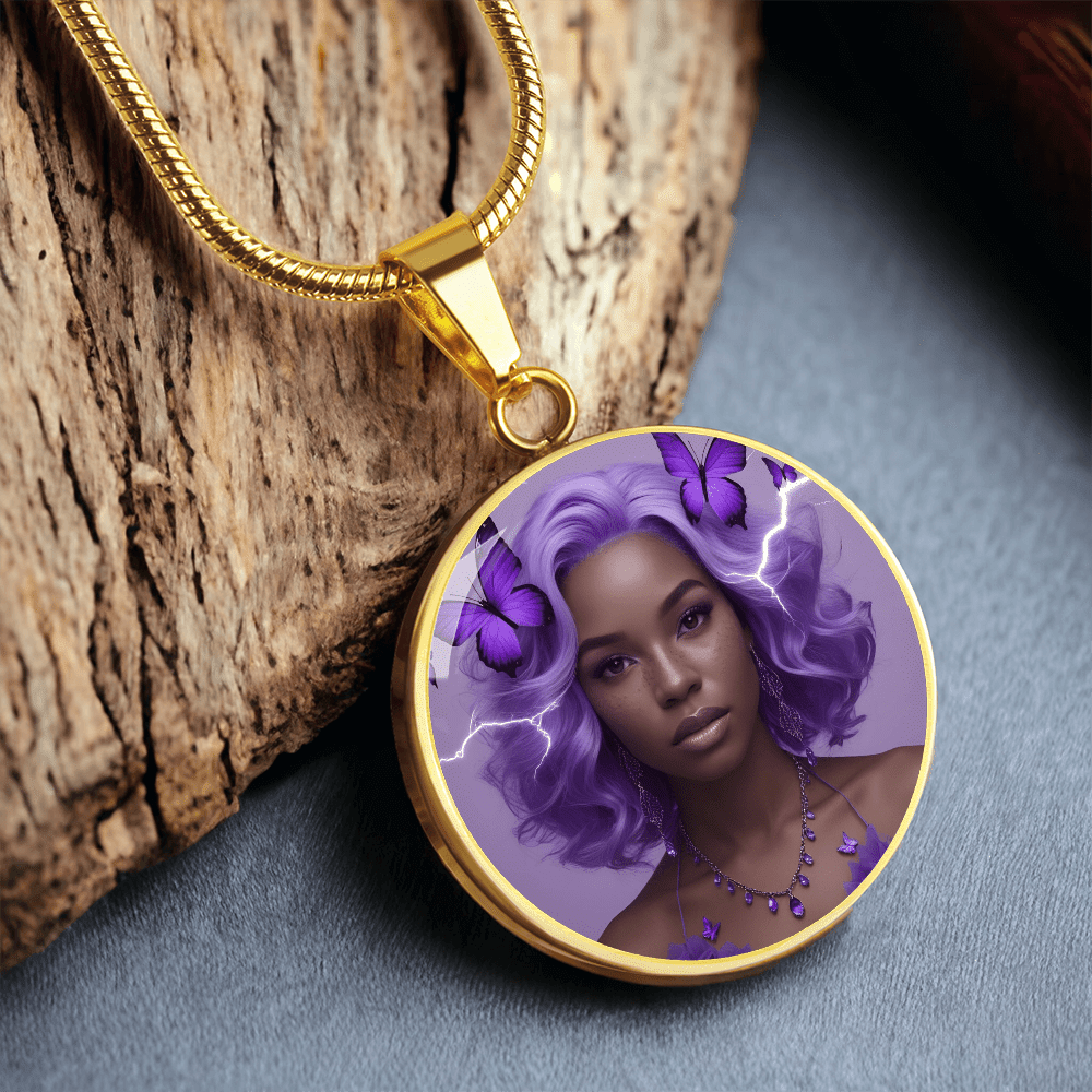 Warrior Strong Woman Pendant Necklace