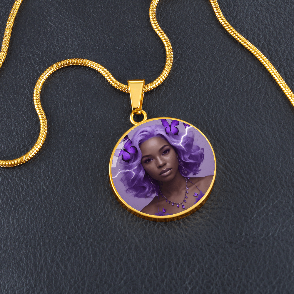 Warrior Strong Woman Pendant Necklace