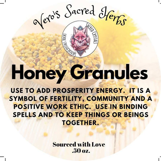 Herb Garden - Wildcrafted Honey Granules .5oz