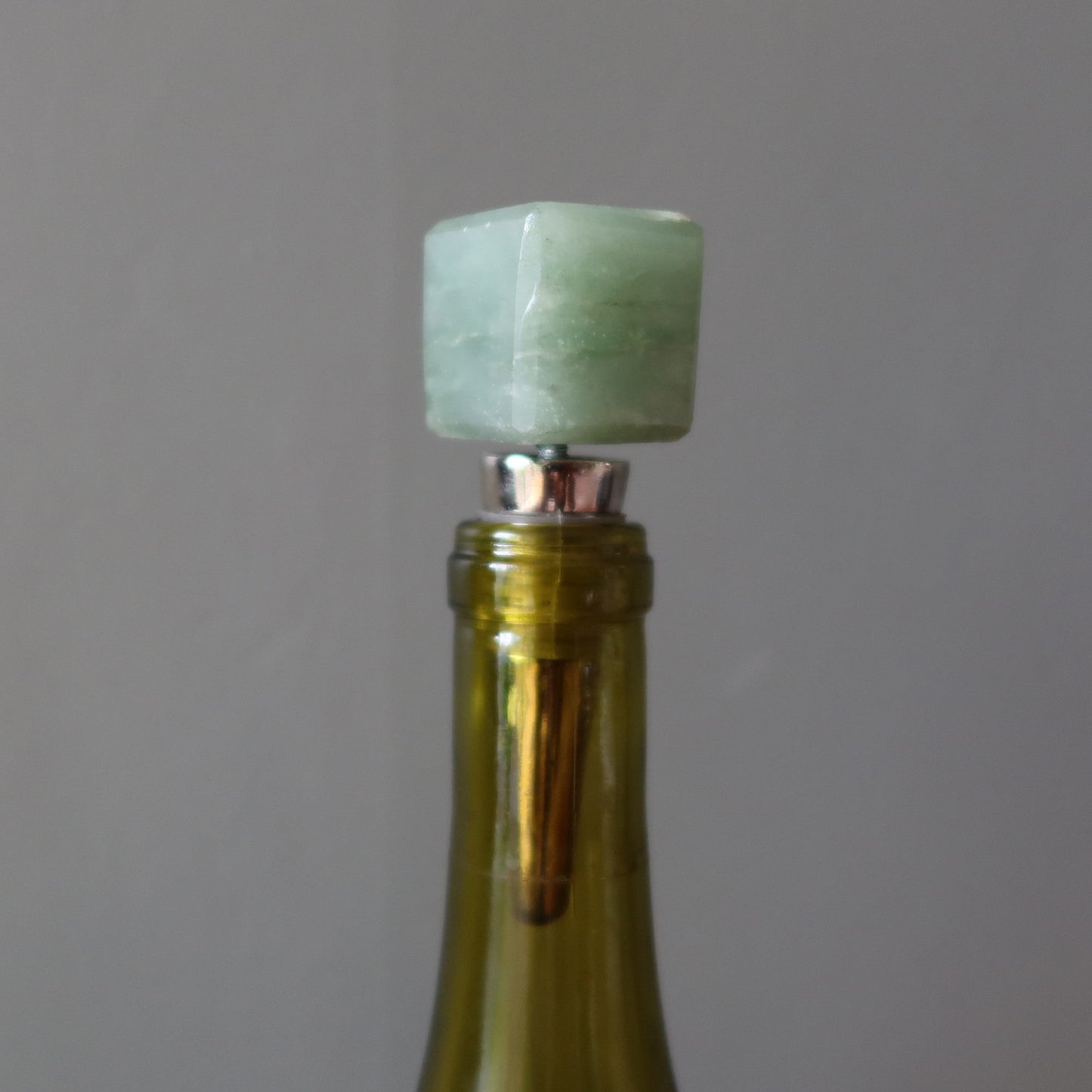 Crystal Bottle Stopper Happy Wine Time Cube
