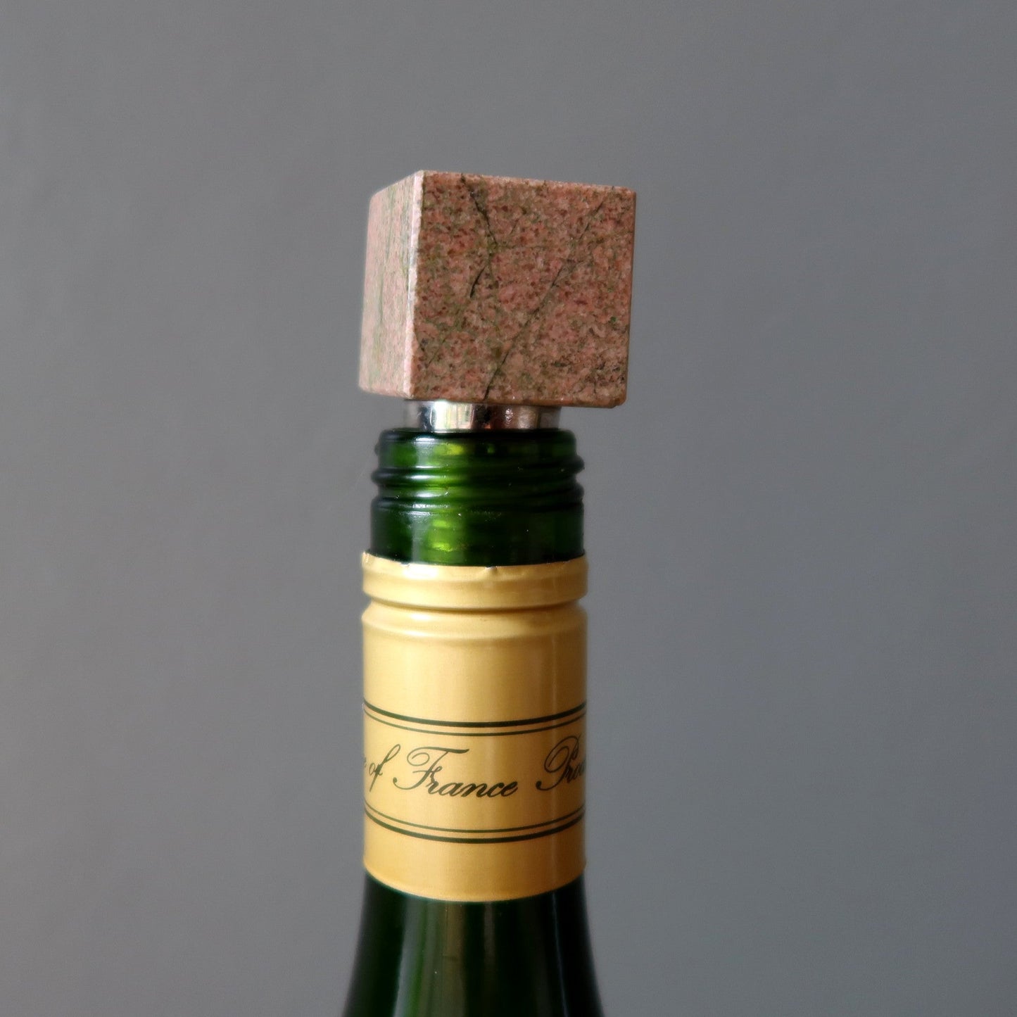 Crystal Bottle Stopper Happy Wine Time Cube