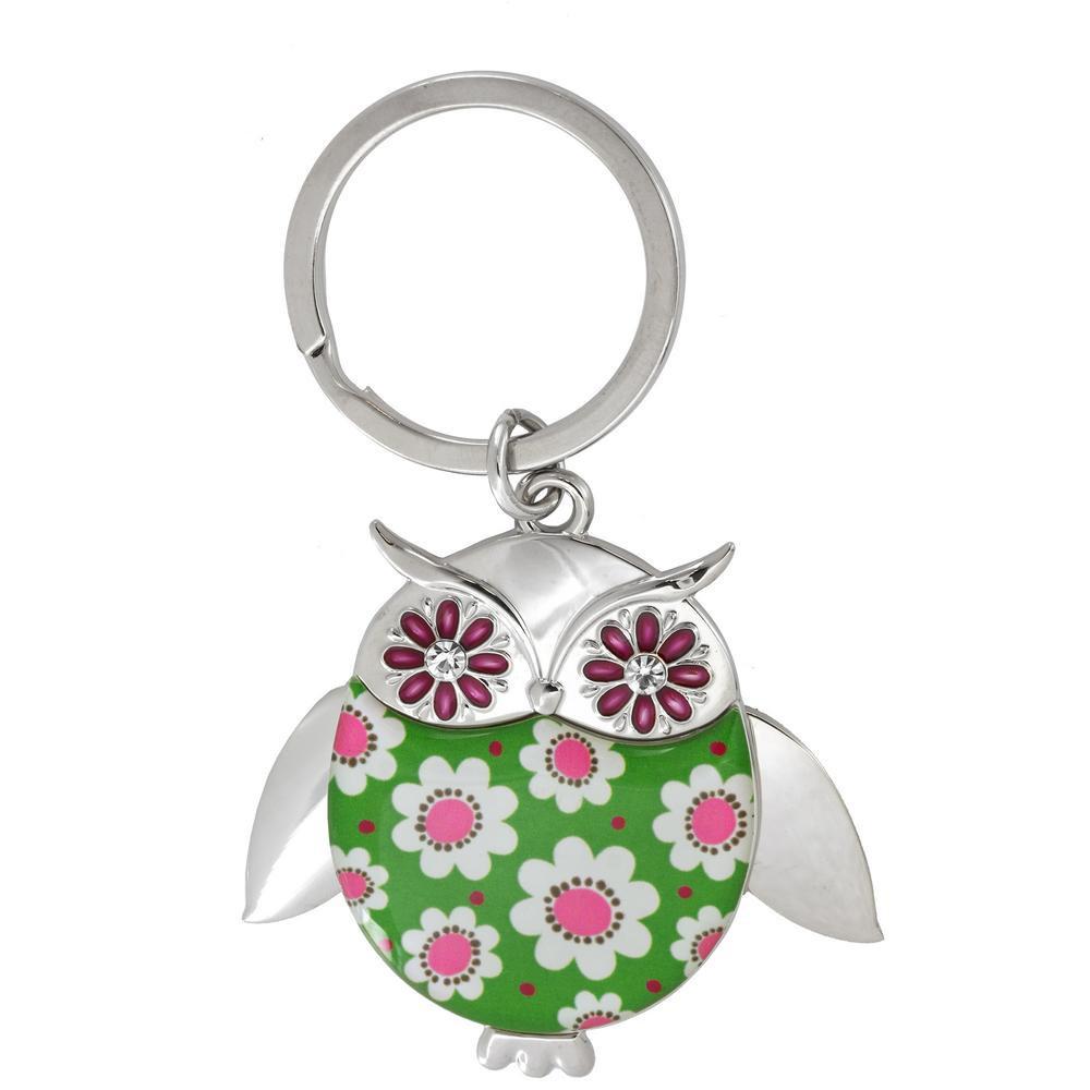 Wise in Love Owl Keychain