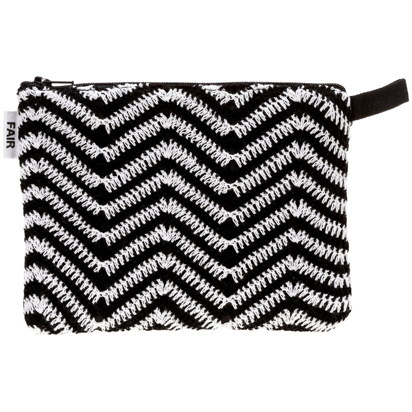 Zig Zag Crochet Coin Purse/Zipper Pouch